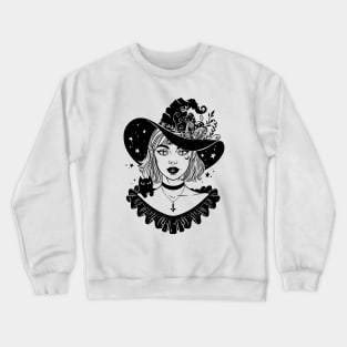 Fly agaric witch Crewneck Sweatshirt